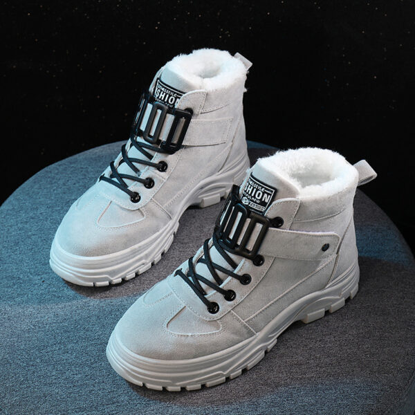 New trendy shoes women's shoes student two cotton shoes women - Image 7